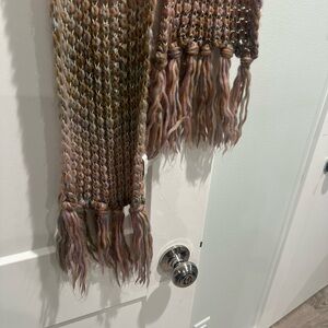 DONNI. Earthy Toned Woven Scarf.